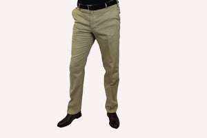 Bruhl Light Tan Soft Rib Chino