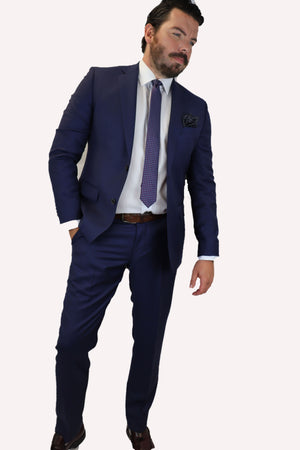 Feraud French Navy Fine Wool Suit