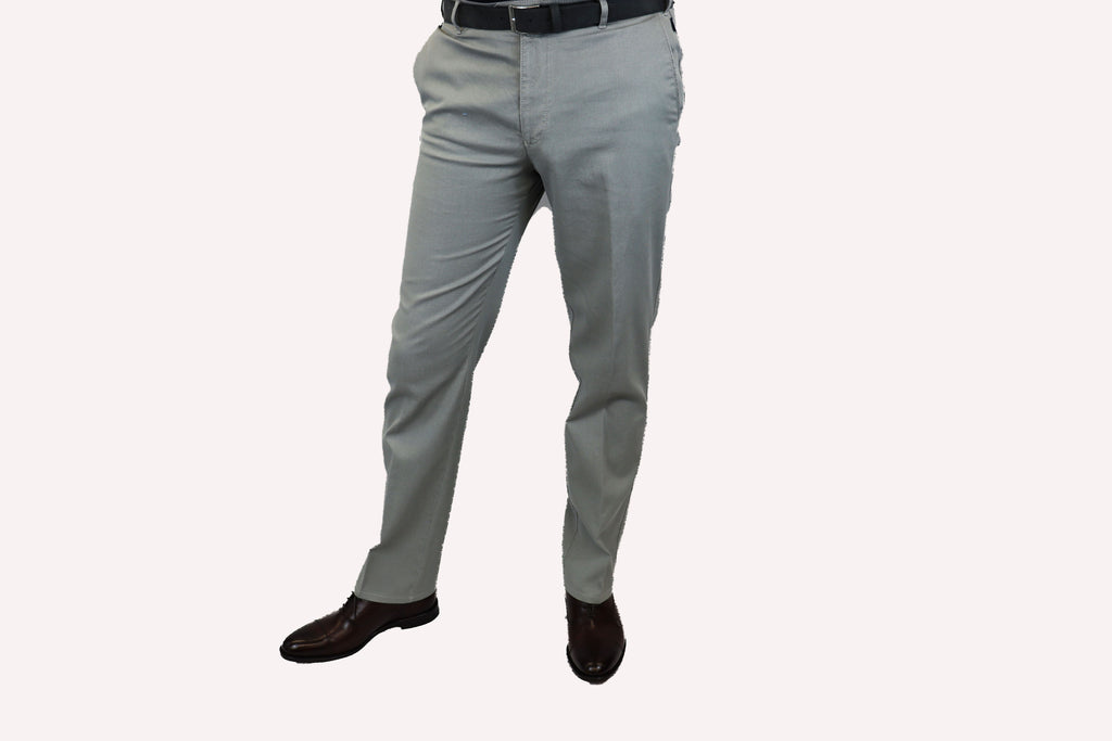 Bruhl Light Grey Soft Rib Chino