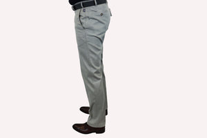 Bruhl Light Grey Soft Rib Chino