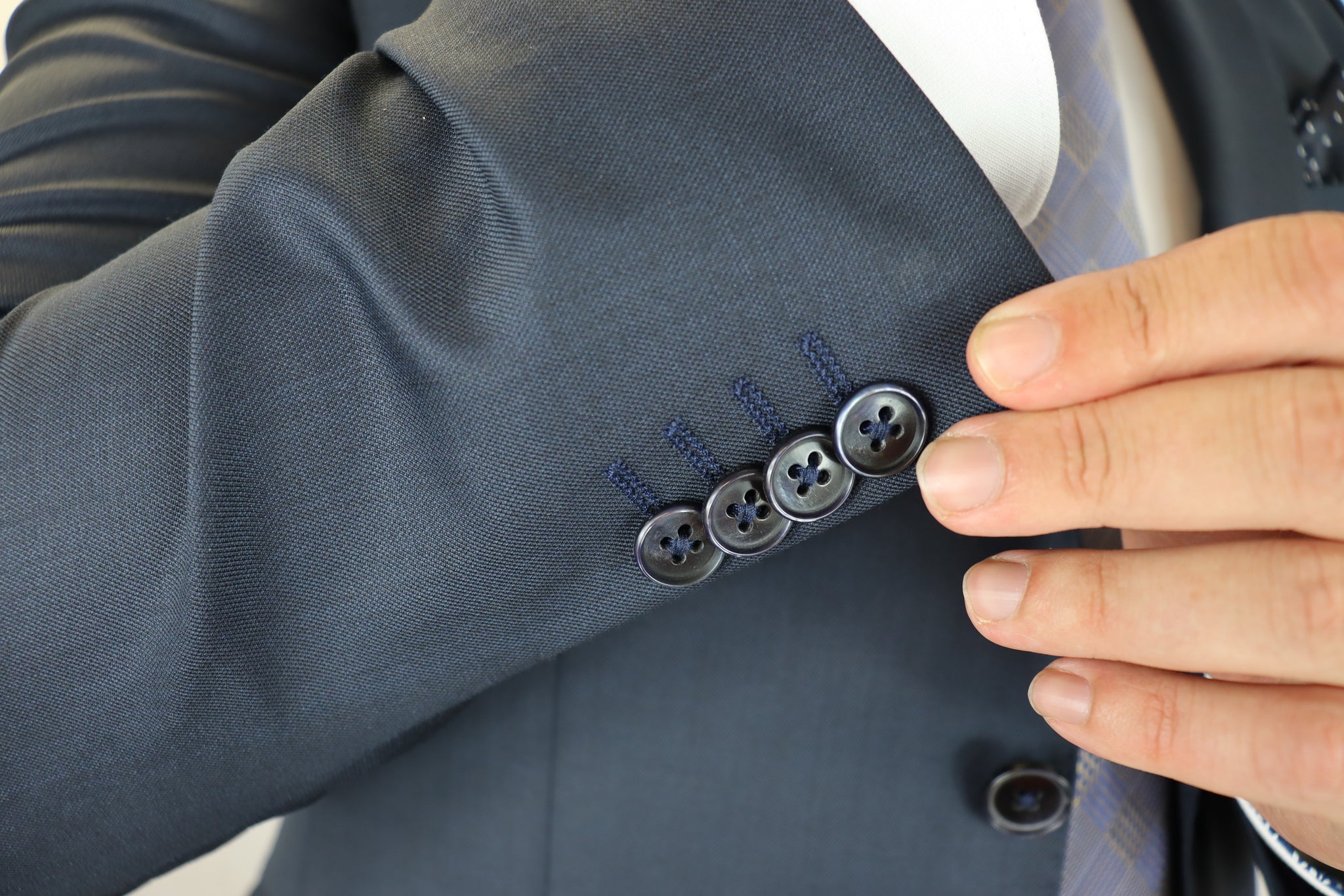 Feraud Kennedy Blue Fine Wool Suit