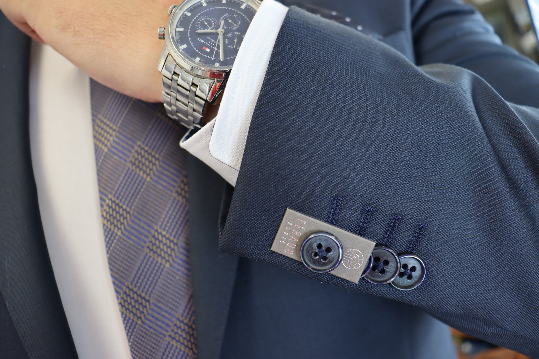 Feraud Kennedy Blue Fine Wool Suit