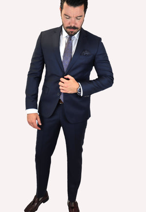 Feraud Kennedy Blue Fine Wool Suit