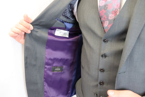 Feraud Mid-Grey Fine Wool Suit