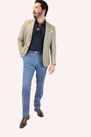 Feraud Fine Linen Tan Summer Blazer