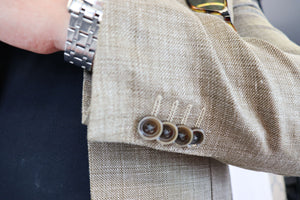 Feraud Fine Linen Tan Summer Blazer