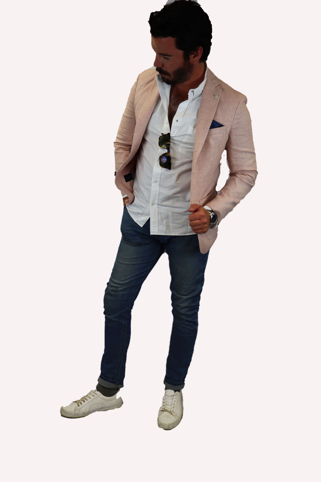 Feraud Powder Pink Unlined Jacket