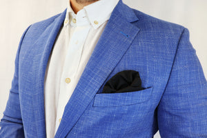 Feraud Powder Blue Wool & Silk Half Lined Jacket