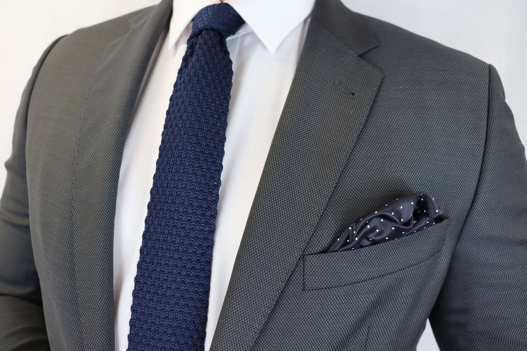 Feraud Poplin Grey Fine Wool Suit