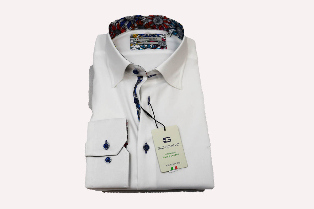 Giordano Modern Fit Under Button Down White